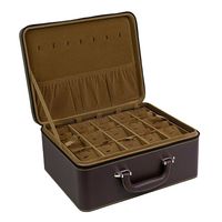 Boîte de rangement à bijoux carrée moderne en cuir grande capacité en gros, en stock, vente directe usine, livraison directe en une seule pièce, pour voyage