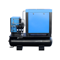 15kW 20Hp 16Bar tout en un compresseur d'air à vis intégré avec réservoir et sécheur d'air pour machine de découpe laser
