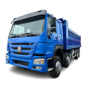 Euro 2 Used Heavy Truck 8x4 Howo 12 Wheels 50 Ton Dump Truck/tipper Truck For Low Price