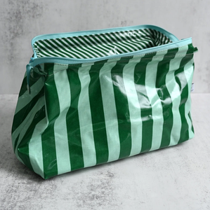 New Green Large Capacity <b>Travel</b> Storage <b>Wash</b> Makeup <b>Bag</b> Portable Canvas Makeup <b>Bag</b> Portable Handle Makeup <b>Bag</b> - Product Image 1
