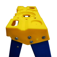 Tangga Lipat A-Frame dari Aluminium Alloy OEM dengan Pijakan Anti Selip untuk Penggunaan Industri