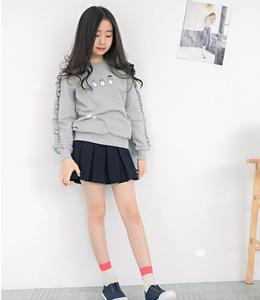Ventes en gros de sweat-shirts pour enfants à imprimé floral en polyester, dernières tendances - Product Image 2
