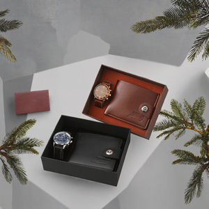 Cartera Elegante de Negocios para <span class=keywords><strong>Hombre</strong></span> y Reloj Exquisito para <span class=keywords><strong>Hombre</strong></span>, Conjunto de Regalos Corporativos Novedosos - Product Image 3