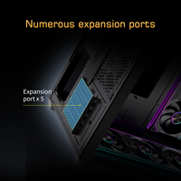 Gabinete Popular y Económico Lovingcool de PC con Vidrio Templado y Pantalla Digital, Chasis de Computadora Gaming Mid Tower MATX