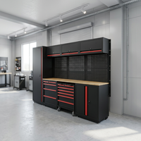 Banco de Trabajo Industrial Desmontable de Acero Laminado en Frío, Gabinete de Herramientas Modular con Cajones, Sistema de Almacenamiento Personalizado OEM para Garaje o Taller