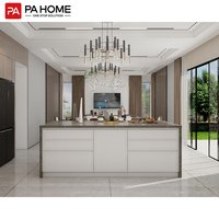 PA Luxury Designs Petites armoires murales intelligentes complètes personnalisées Ensemble d'armoires de cuisine avec évier