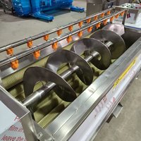 Machine de lavage et de pelage à rouleaux brosse pour le traitement des légumes-racines (pommes de terre, manioc, carottes, gingembre, patates douces) en acier inoxydable