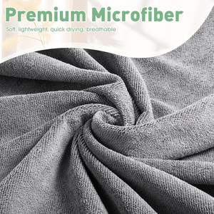 Serviettes de sport en microfibre respirantes et absorbantes pour la gym, avec impression laser et logo personnalisé, vente en gros - Product Image 5