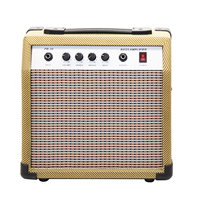 Amplifier Bass PB-20 dengan Equalizer 3 Band, Bass, Middle, Treble, Kabinet Tweed Vintage untuk Gitar Bass Elektrik