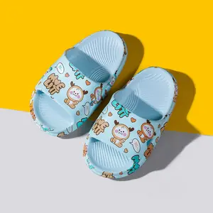 Children's slippers New summer printed cartoon soft soled indoor soft baby slippers for boys and girls