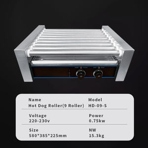 Gril électrique sans fumée de gril de BBQ de dessus de table pour des hot-dogs 5/7/9 - Product Image 5