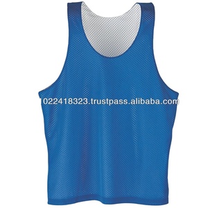 Chaleco Deportivo Lcrosse Naranja de Malla sin Mangas, Transpirable, Unisex para Adultos - Product Image 2