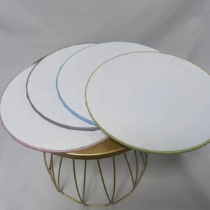 Customized Color Round or <b>Rectangle</b> 8 10 12 Inch for Wedding Wrapped Edge MDF <b>Cake</b> <b>Board</b> - Product Image 6