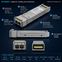 Nouveau module émetteur-récepteur optique SFP+ 10G SR 10GBASE SR SFP+ 850nm MMF Multimode LC 300m DDM compatible Cisco pour DCI