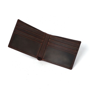 Boshiho Custom Wholesale Men Leather <b>Wallet</b> Business Mens <b>Wallets</b> Slim Genuine Leather Front Pocket Credit Card Holder <b>Wallet</b> - Product Image 6