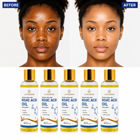 LAMARINE Huile Essentielle Pure 100% Naturelle et Biologique, Éclaircissante pour la Peau, à base de Noix de Coco, Huile d'Olive, Acide Kojique, Glutathion, Raffermissante et Unifiante