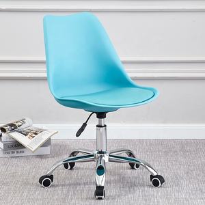 Venta al por mayor Chaise Bureau Sillas De Oficina Silla De Juego Giratorio Ajustable Blanco Silla De Oficina Sin Brazos Sillas De Estudio Silla De Juego - Product Image 1