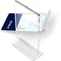 Porte-affiche en acrylique transparent double face OfficeHomeStore Restaurant Menu Stand Picture Frame Personal Gift Set for Table Card