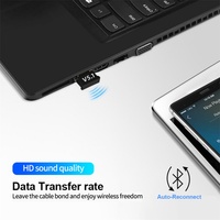 Adaptateur USB 5.1 Émetteur Récepteur Audio Dongle Adaptateur USB sans fil pour Ordinateur PC Portable