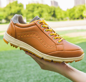 Nouvelles baskets de golf et d'entraînement en plein air pour hommes, légères, de haute qualité, grande taille, en coton imprimé léopard, pour le printemps, l'été et l'automne - Product Image 3