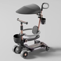 Poussette bébé 3 en 1 de haute qualité, luxe, paysage élevé, multifonctionnelle, poussette bébé pour les voyages