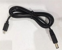 5V 2A 3A Typ C Stecker auf DC 5,5mm x 2,1 2,5mm Stecker Verlängerung kabel