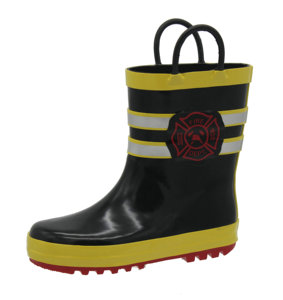 YL7157 Bottes de <span class=keywords><strong>pluie</strong></span> personnalisées en caoutchouc imperméable à mi-mollet pour enfants - Product Image 2