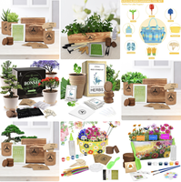 Perlengkapan Pemula Bonsai Edukatif untuk Anak-anak & Pemula - 4 Varietas Benih Perlengkapan Sains Alam
