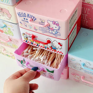 Kawaii Настольный органайзер, косметические украшения, милый органайзер, коробка, контейнер для хранения - Product Image 6