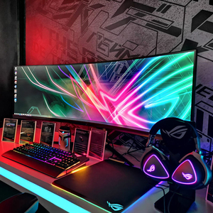Monitor LED para Juegos de 49 Pulgadas, Ultra Alta Resolución 5120*1440, Pantalla Ancha, 120Hz 165Hz 240Hz, 1ms, HDR, Curvo, DP 4 - Product Image 1