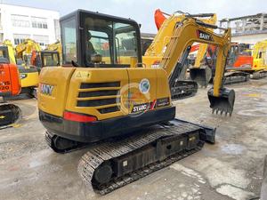 รถขุดตีนตะขาบมือสองยี่ห้อซานี่ รุ่น 60 ของจีน รถขุดขนาดเล็กซานี่ Sy60 คุณภาพสูงราคาถูกสำหรับขาย - Product Image 2