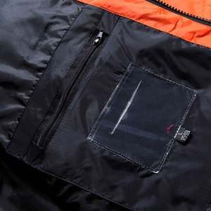 Chaqueta de Invierno para Hombre, Estilo Casual, Color Negro, con Bloques de Color, Precio Bajo, Logotipo Personalizado, Chaqueta Acolchada de Moda - Product Image 5