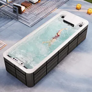 Readymade haus fiberglas erdung über dem boden erwachsene schwimmbad im freien