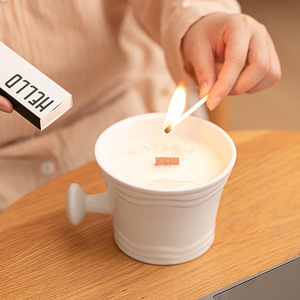 Tasse <span class=keywords><strong>de</strong></span> rasage et bol à savon avec logo personnalisé pour les fêtes et les occasions spéciales-pour la fête des pères Diwali Ramadan - Product Image 3