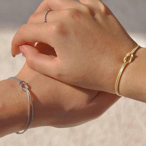 Bracelet CANNER Simple S925 en argent sterling, chaîne serpent nouée, plaqué or 18 carats, style hip-hop, pour femme - Product Image 4