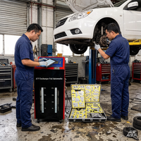 Machine de nettoyage des boues métalliques facile à utiliser, équipement de rinçage du système de lubrification du moteur, entretien automobile