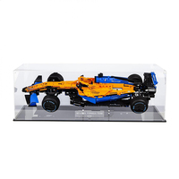 Grande vitrine en acrylique compatible avec les voitures miniatures à l'échelle 1/8 et la vitrine anti-poussière LEGO Supercars Collector