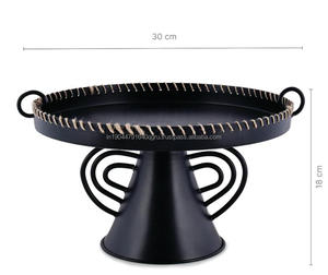 Tabletop <b>Cake</b> <b>Stand</b> Metal Design <b>Cake</b> Server With Premium Quality Finishing For Home Decor And Ocassional Uses With Fine <b>Marble</b> - Product Image 4
