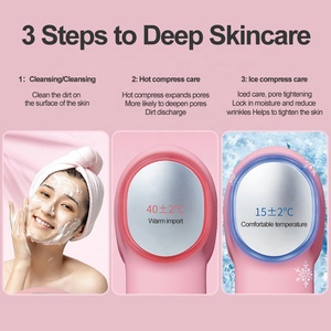 Dispositivo Eléctrico Exfoliante <span class=keywords><strong>y</strong></span> de <span class=keywords><strong>Masaje</strong></span>, Cepillo de Limpieza Facial Giratorio para <span class=keywords><strong>Spa</strong></span>, Limpieza Profunda de Poros 2 en 1, Resistente al Agua, para Uso Doméstico - Product Image 4