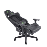 Fauteuil Gamer Ergonomique de Course Personnalisé en Gros, Chaise de Bureau PC Noire avec Appui-tête