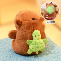 AUF LAGER Neue Weiche Niedliche Kawaii Plüschtiere Hamster Capybara Schlüsselanhänger Capibara Capybara Gefüllter Plüsch-Schlüsselanhänger