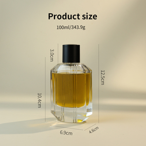 Botella de Perfume de Vidrio Cilíndrica con Cuello de Rosca Eric, Color Degradado, 30ml 50ml 100ml, Botella de Perfume de Lujo con Atomizador - Product Image 2