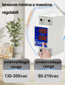 <span class=keywords><strong>Protector</strong></span> <span class=keywords><strong>de</strong></span> <span class=keywords><strong>Voltaje</strong></span> Monofásico REHE AVP-40A CA 220V/CC 85-300V con Pantalla LED, <span class=keywords><strong>Regleta</strong></span> <span class=keywords><strong>de</strong></span> Protección contra Sobretensión y Bajo <span class=keywords><strong>Voltaje</strong></span> 40A/63A - Product Image 2