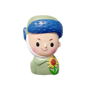 Souvenir Turistici, Adesivi in Resina Cartoon di Medie Dimensioni, Magneti per Frigorifero con Figure di Mona Lisa e Girasoli di Van Gogh, per Regali di Anniversario - Product Image 4
