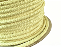 Corde en aramide multifonctionnelle ignifuge jaune de haute résistance, diamètre personnalisé de 1 à 20 mm, tressée, pour l'escalade en plein air