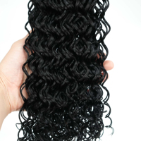 Prix d'usine Extensions de cheveux humains Remy Cambodgiens Super Double Drawn, Ondes profondes, Ondes naturelles, Ondes plumes, Ondes micro-link, à crocheter, longues boucles