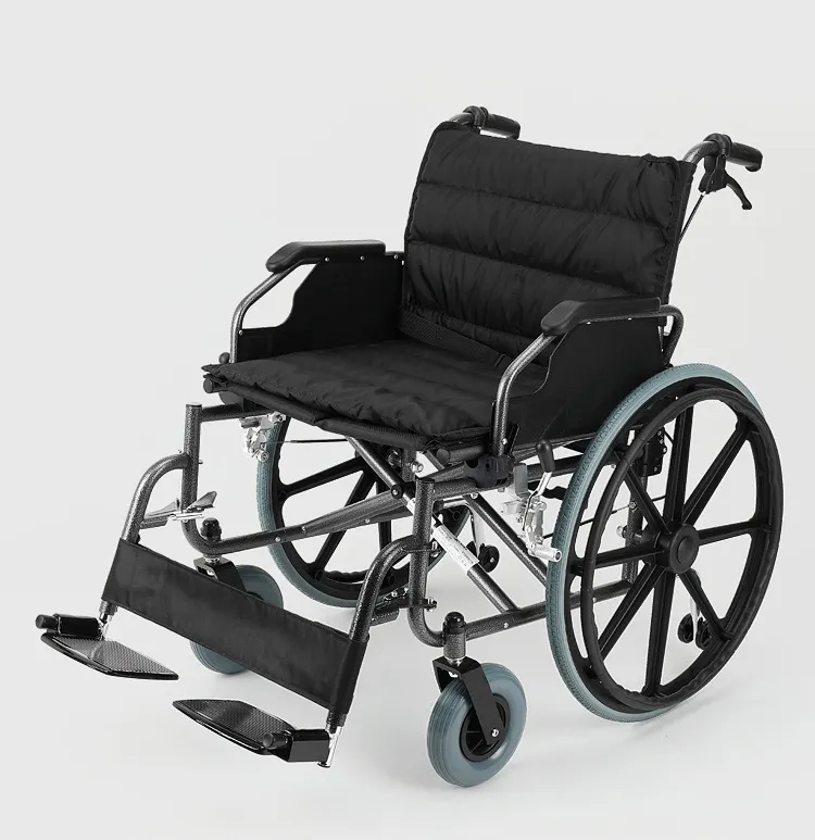 Chaise roulante orthopédique en Aluminium, fauteuil pliant et confortable, avec accoudoirs détachables, pour Sport,