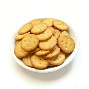 บิสกิตกรอบรสไก่ ขายส่ง ขนมปังกรอบกลมเล็ก รสเกลือทะเล ขนมขบเคี้ยวสำหรับออฟฟิศ บ้าน หรือทานเล่นยามบ่าย - Product Image 3