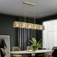 Lustres modernes de luxe léger pour salons, escaliers, salles à manger, hôtels. Lampes en cristal et en cuivre, fabrication sur mesure directe d'usine.