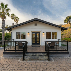 Villa di Lusso Postmoderna Antiuragano Prefabbricata <span class=keywords><strong>in</strong></span> Acciaio con Pannelli Solari, 2 Camere da Letto, Durata 50 Anni, <span class=keywords><strong>in</strong></span> <span class=keywords><strong>Vendita</strong></span> - Product Image 1